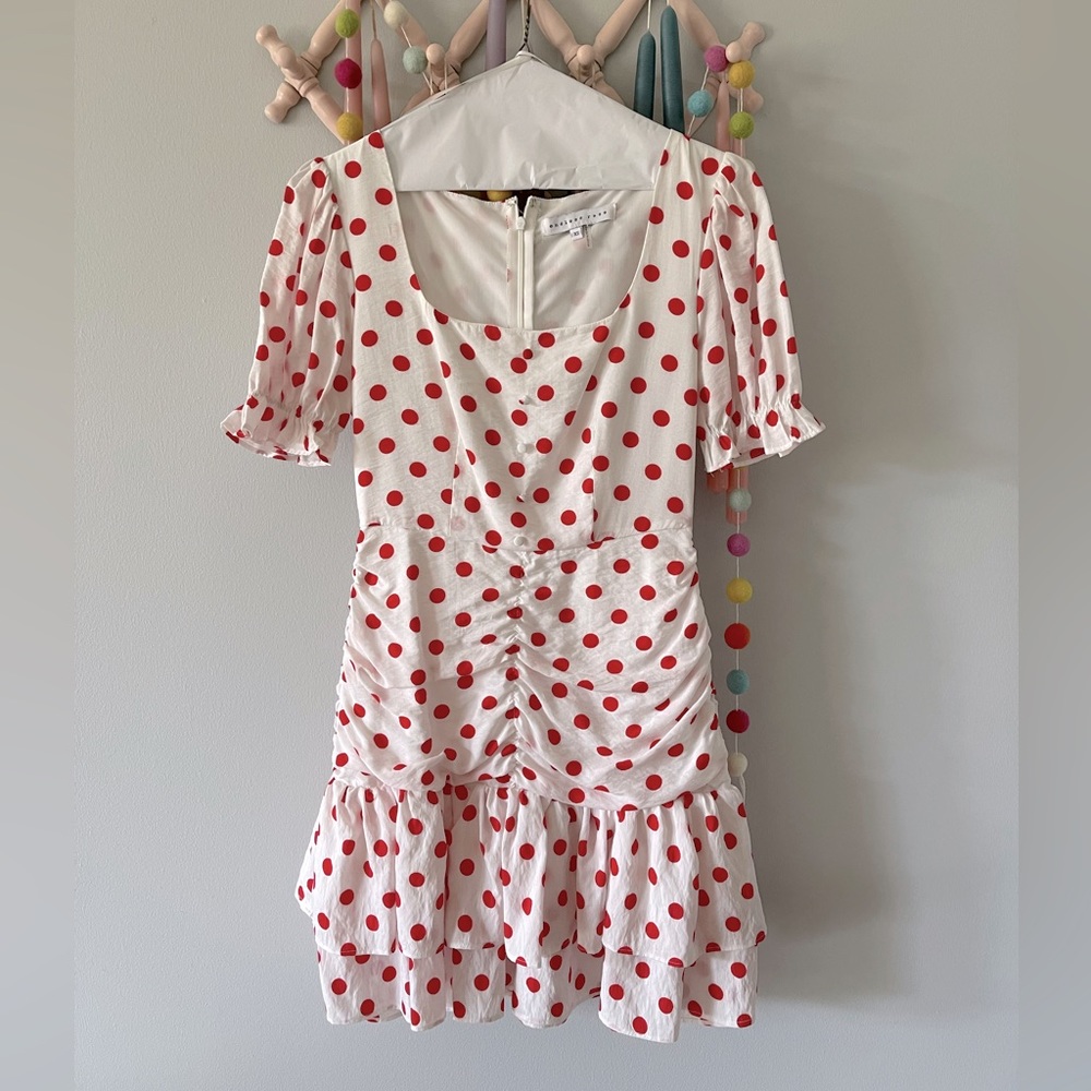 Endless Rose Red Polkadot Dress